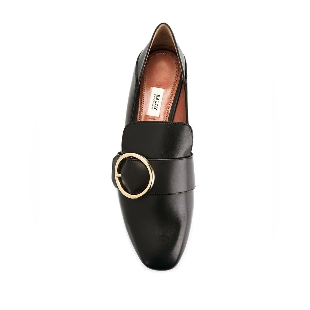 Bally Lottie leather loafers black